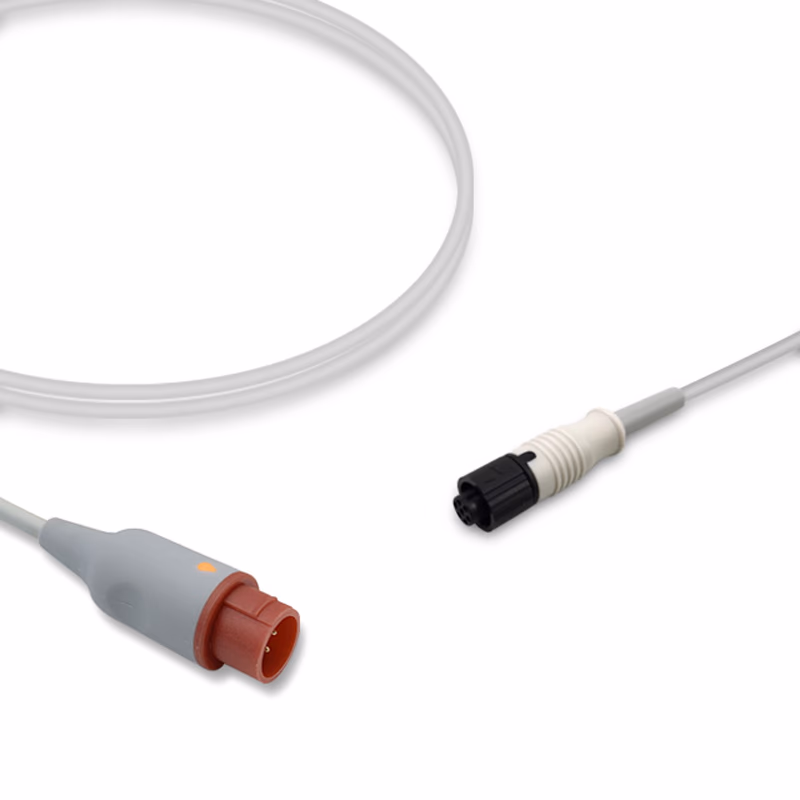 Compatible IBP Adapter Cable (for use with Mennen Medical, used with Medex Logical, Transducer) Reusable, 4.0m SKU: IBP-MN-MXL40