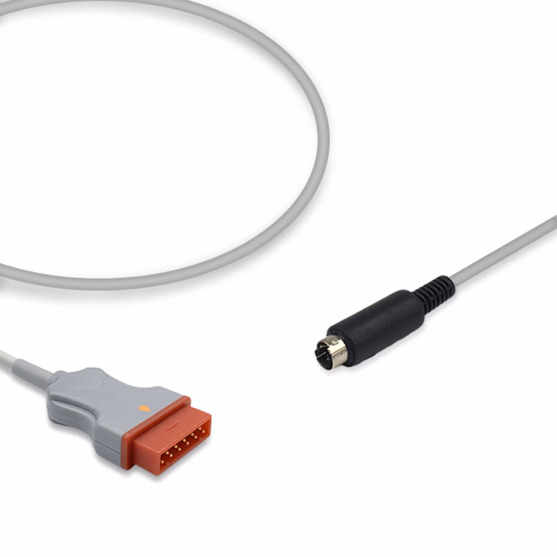 Compatible Simulator IBP Adapter Cable, 1.5m (comparable to: Marquette, use with Contec Technologies) Reusable, 1 Pc / Bag SKU: IBP-MQ-MD15