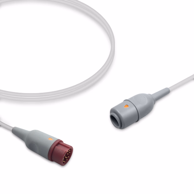 Compatible IBP Adapter Cable (comparable to Mindray 0010-21-12179, used with Edwards, Transducer) Reusable, 4.0m SKU: IBP-MRA-EW40
