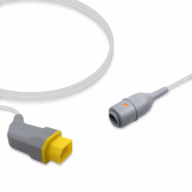 Compatible IBP Adapter Cable (comparable to Nihon Kohden JP-920P, used with Edwards, Transducer) Reusable, 4.0m SKU: IBP-NKB-EW40