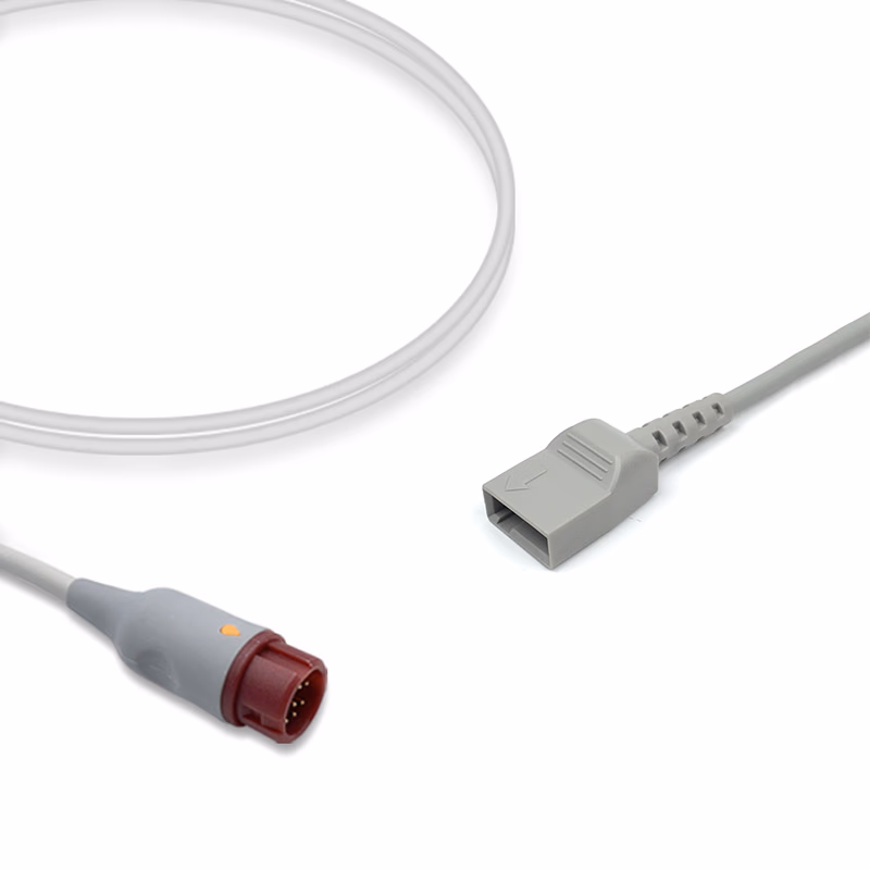 Compatible IBP Adapter Cable (for use with Philips, used with Meritrans, Transducer) Reusable, 3.0m SKU: IBP-PH-MT32