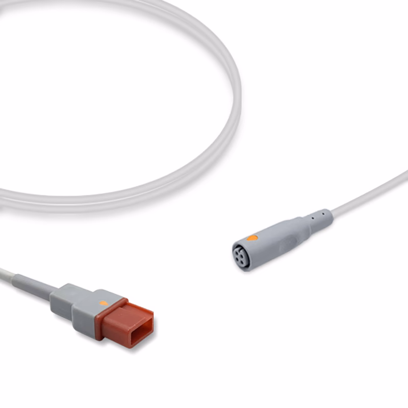 Compatible IBP Adapter Cable (for use with Spacelabs, used with B.Braun, Transducer) Reusable, 4.0m SKU: IBP-SL-BB40