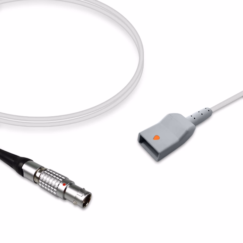 Compatible IBP Adapter Cable (for use with Sarans, used with Utah, Transducer) Reusable, 4.0m SKU: IBP-SR-UT40