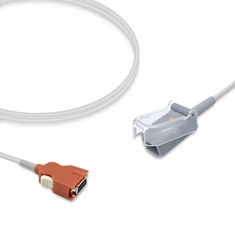 Compatible SpO2 Adapter Cable 0.3m (comparable to Masimo 2365(Red LNC-01), used with LNCS Sensors) Reusable SKU: SA-009RB-03LS