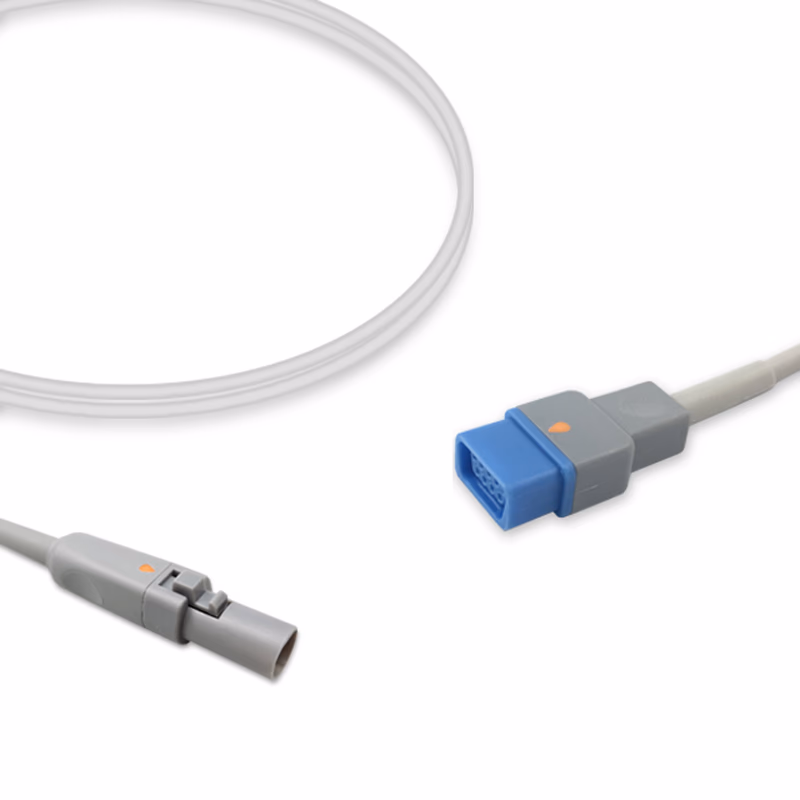 Compatible SpO2 Adapter Cable 2.4m (comparable to GE Healthcare TS-H3, used with Trusignal Sensors) Reusable SKU: SA-011-24TS