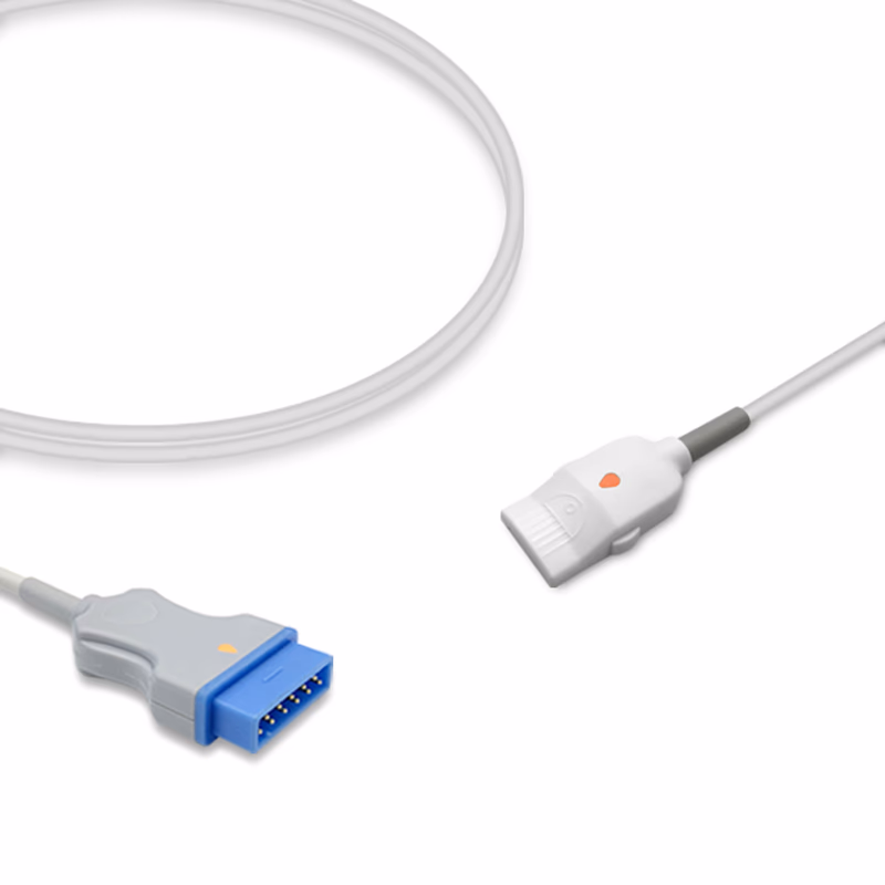 Compatible SpO2 Adapter Cable 2.4m (comparable to GE Healthcare 2017002-002, used with Masimo LNOP Sensors) Reusable SKU: SA-015RB-24LP