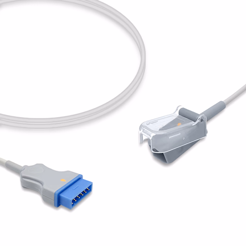 Compatible SpO2 Adapter Cable 3.0m (comparable to GE Healthcare 2027263-002, used with Masimo LNCS Sensors) Reusable SKU: SA-015RB-30LS