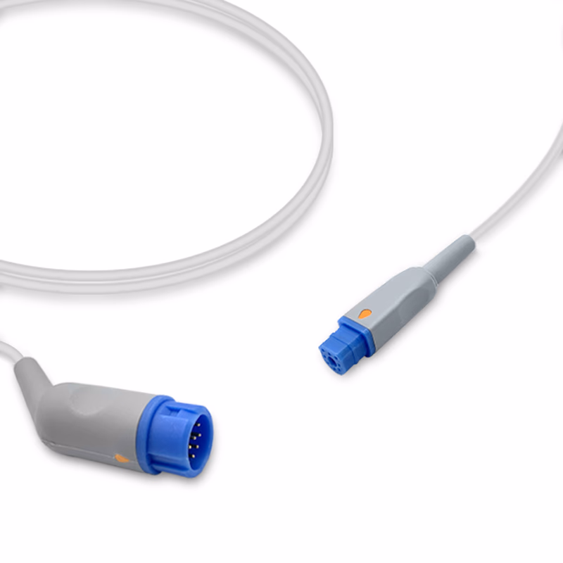 Compatible SpO2 Adapter Cable 2.4m (comparable to Philips M1940A, used with Fast Sensors) Reusable SKU: SA-023-24