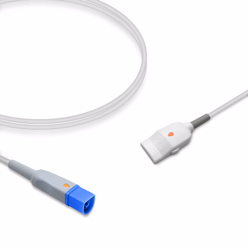 Compatible SpO2 Adapter Cable 2.4m (comparable to Philips M1020-61100, used with Masimo LNOP Sensors) Reusable SKU: SA-024M-24LP
