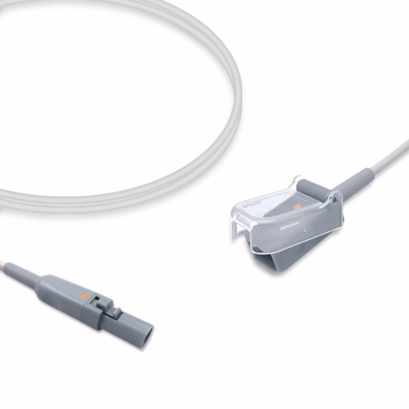 Compatible SpO2 Adapter Cable 2.4m (comparable to Spacelabs 700-0002-00, used with Nellcor Oxismart Sensors) Reusable SKU: SA-025-24