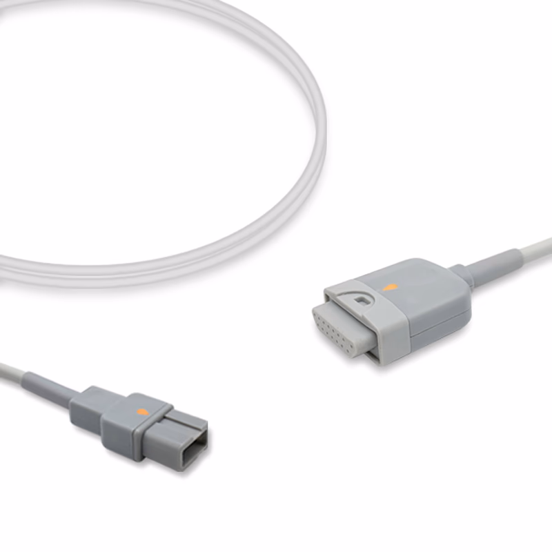 Compatible SpO2 Adapter Cable 2.4m (comparable to Masimo 2714 (LNC SL-10), used with M LNCS Sensors) Reusable SKU: SA-026RB-24ML