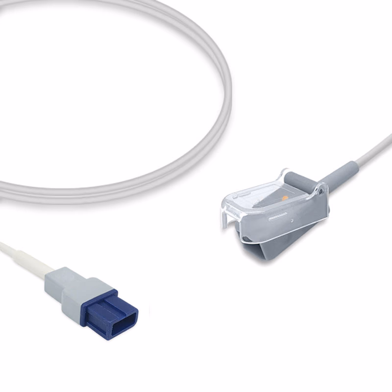 Compatible SpO2 Adapter Cable 3.0m (for use with Spacelabs, used with Nellcor Oxismart Sensors) Reusable SKU: SA-026X-30XC