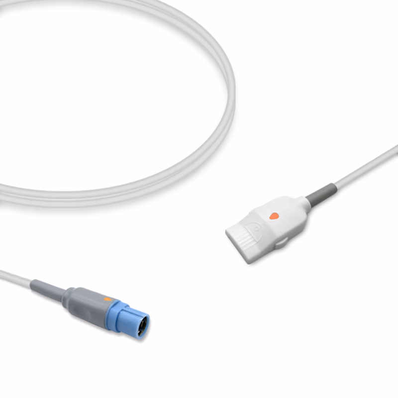 Compatible SpO2 Adapter Cable 2.4m (comparable to Draeger MS17041, used with Masimo LNOP Sensors) Reusable SKU: SA-028RB-24LP