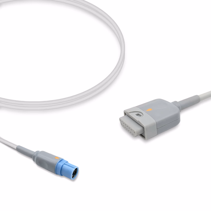 Compatible SpO2 Adapter Cable 2.4m (for use with Draeger, used with Masimo M LNCS Sensors) Reusable SKU: SA-028RB-24ML