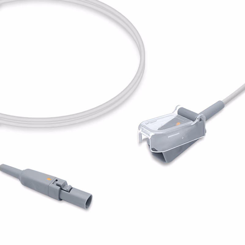 Compatible SpO2 Adapter Cable 2.4m (comparable to Dixtal 8853-00, used with Nellcor Oxismart Sensors) Reusable SKU: SA-033-24