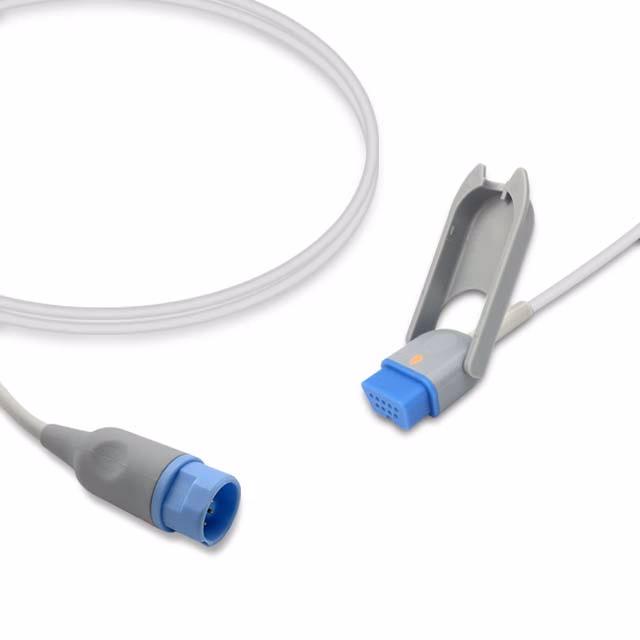 Compatible SpO2 Adapter Cable 1.5m (comparable to Nihon Kohden JC-025P) Reusable SKU: SA-044-15