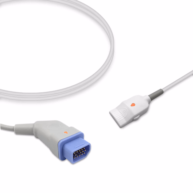 Compatible SpO2 Adapter Cable 2.4m (comparable to Nihon Kohden JL-630P, used with Masimo LNOP Sensors) Reusable SKU: SA-045RB-24LP