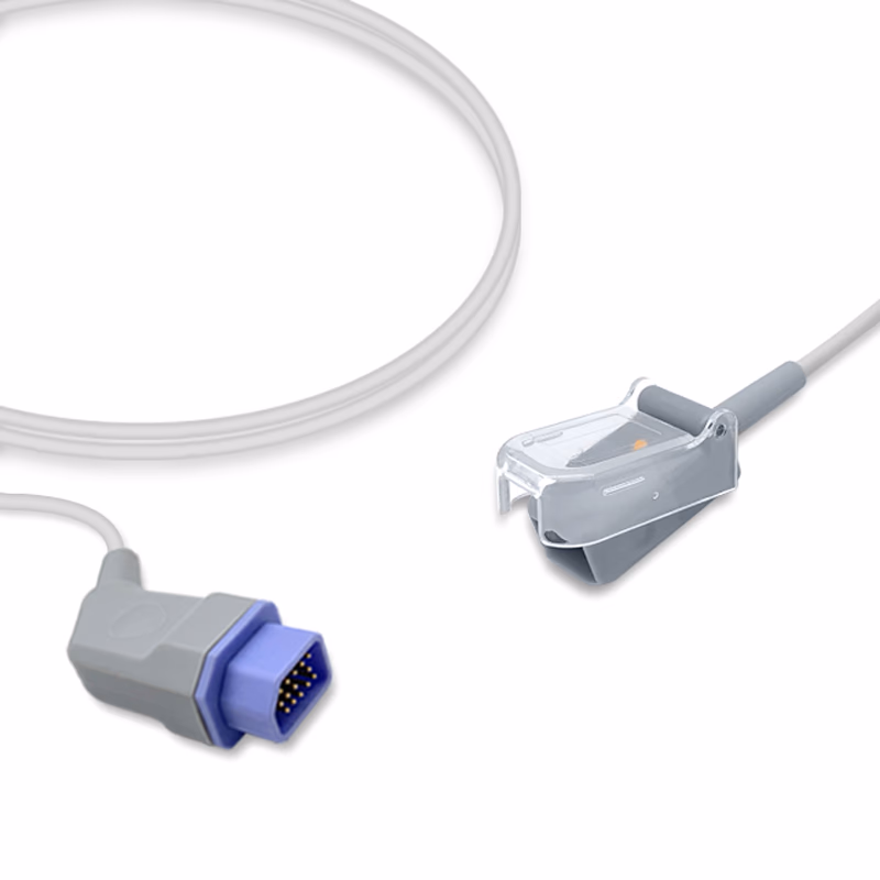 Compatible SpO2 Adapter Cable 3.0m (comparable to Nihon Kohden JL-650P, used with Nellcor Oxismart Sensors) Reusable SKU: SA-045X-30XC