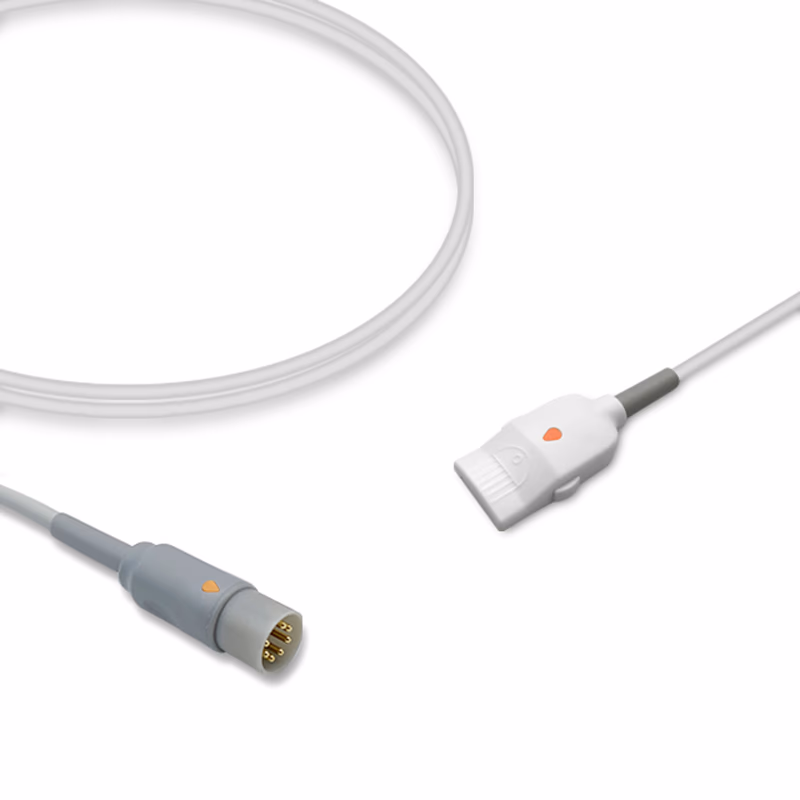 Compatible SpO2 Adapter Cable 2.4m (comparable to Schiller 2.310212, used with Masimo LNOP Sensors) Reusable SKU: SA-048M-24LP