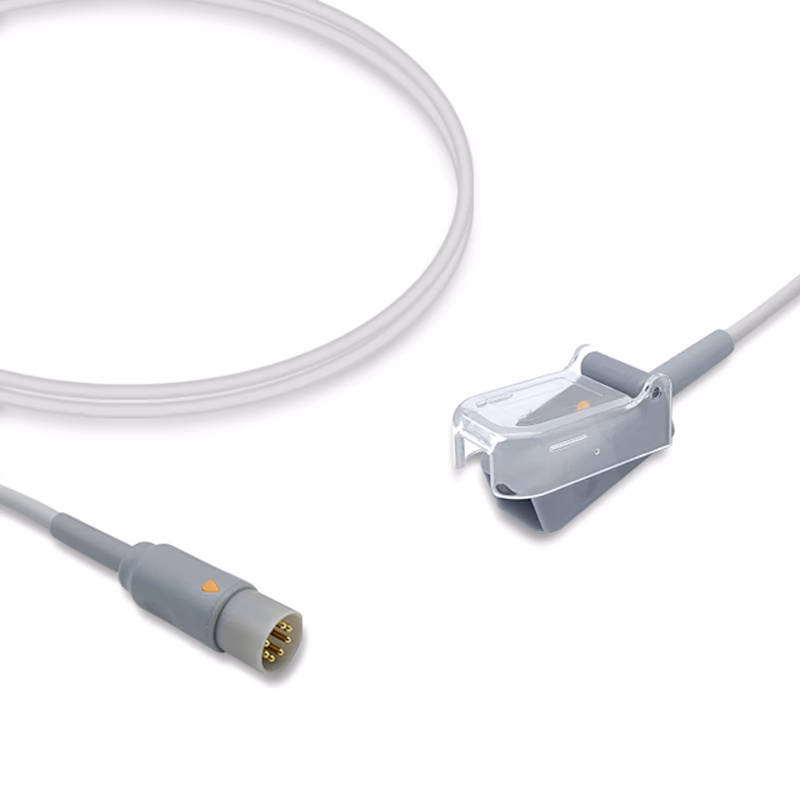 Compatible SpO2 Adapter Cable 2.4m (comparable to Schiller 008-0692-02, used with Masimo LNCS Sensors) Reusable SKU: SA-048M-24LS