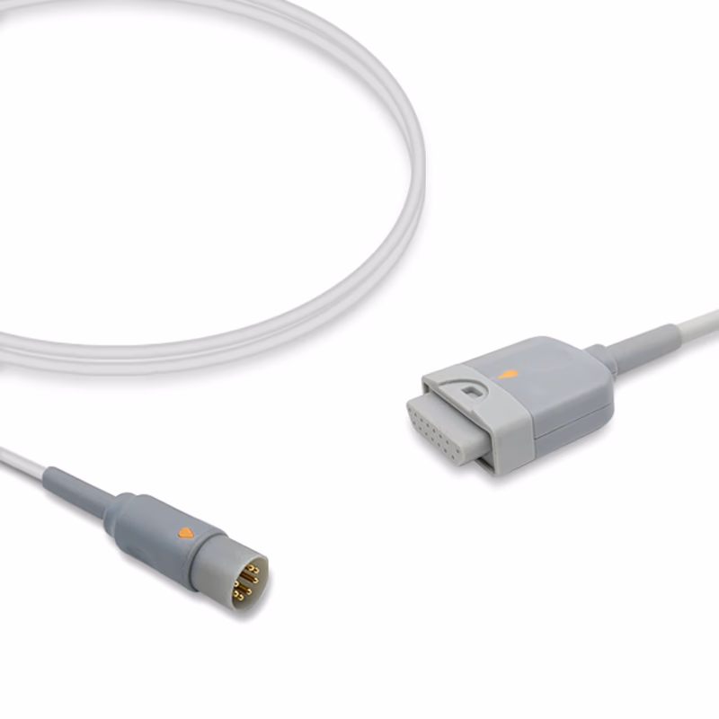 Compatible SpO2 Adapter Cable 2.4m (for use with Schiller, used with Masimo M LNCS Sensors) Reusable SKU: SA-048M-24ML