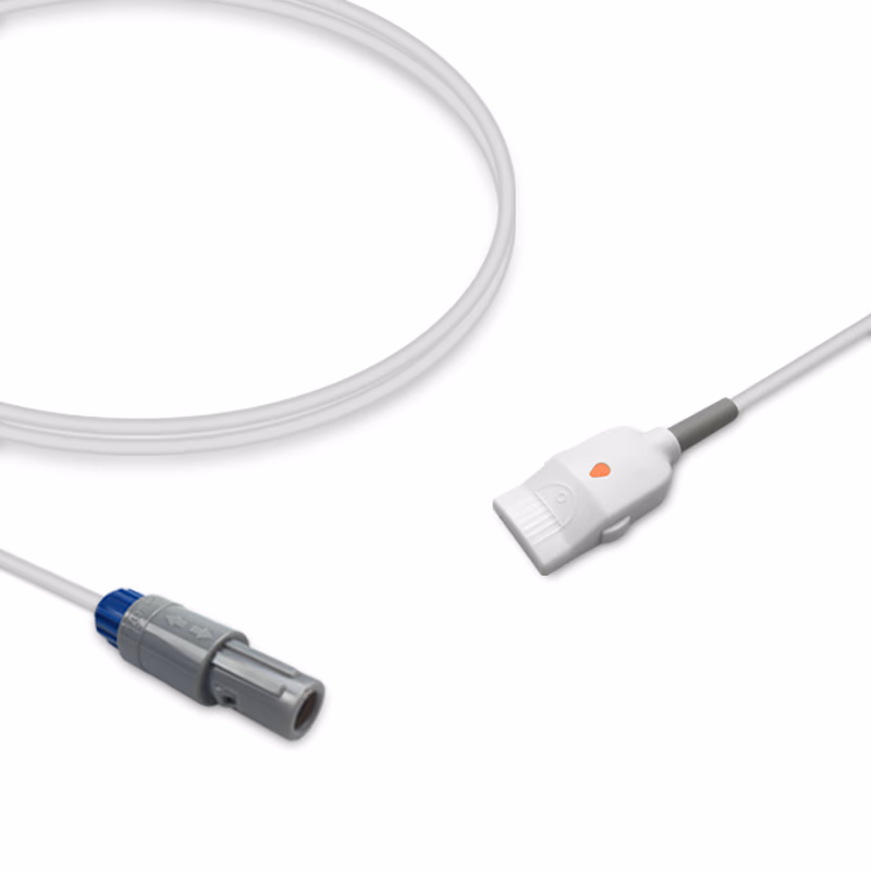 Compatible SpO2 Adapter Cable 2.4m (comparable to Mindray 9200-30-10707, used with Masimo LNOP Sensors) Reusable SKU: SA-051M-24LP