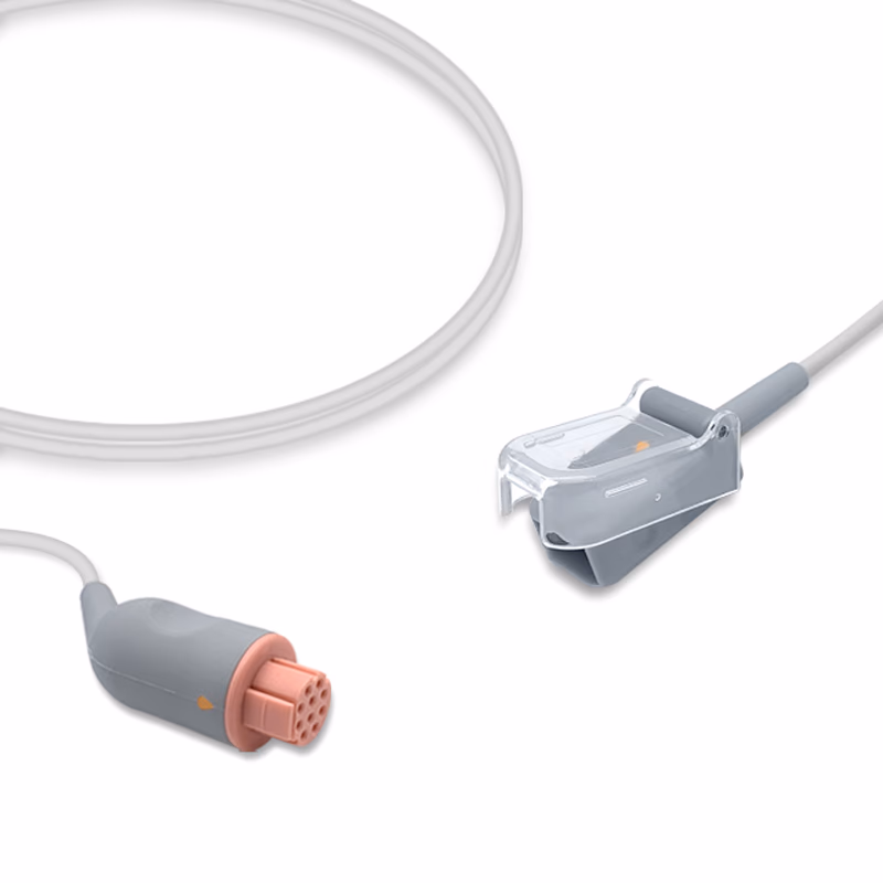 Compatible SpO2 Adapter Cable 2.4m (comparable to Artema S&W 59831-0, used with Nellcor Oxismart Sensors) Reusable SKU: SA-076-24