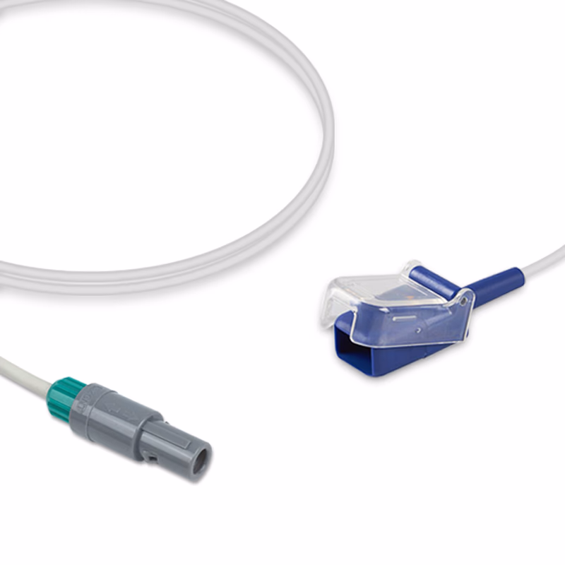 Compatible SpO2 Adapter Cable 3.0m (for use with Creative, used with Nellcor Oxismart Sensors) Reusable SKU: SA-097X-30
