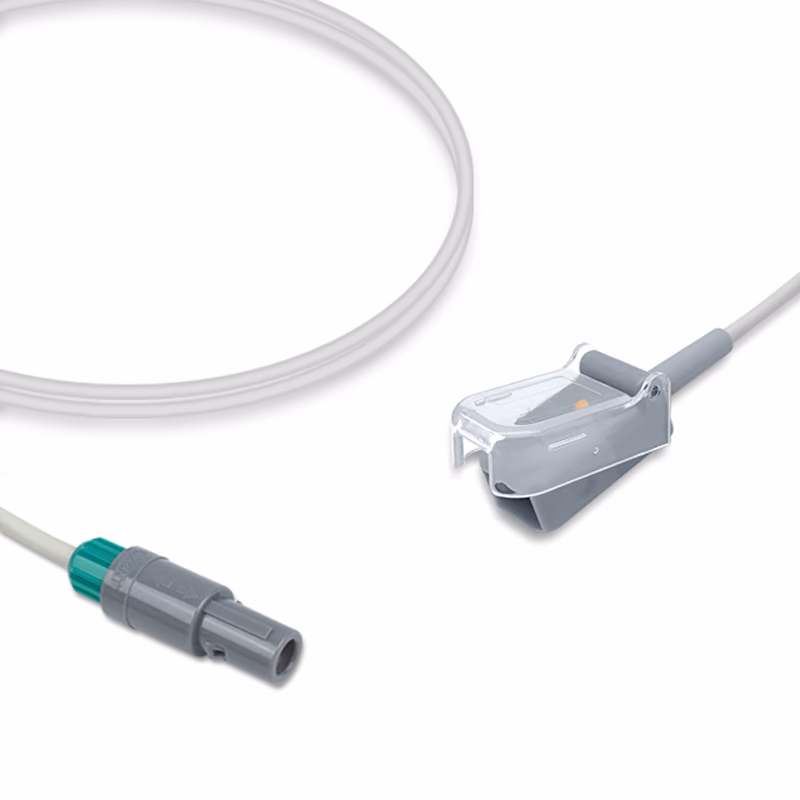 Compatible SpO2 Adapter Cable 2.4m (for use with Infinium, used with Nellcor Oxismart Sensors) Reusable SKU: SA-113-24