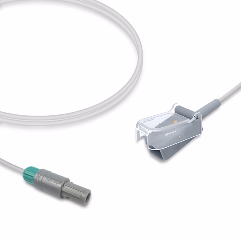 Compatible SpO2 Adapter Cable 2.4m (comparable to DRE P02796EXT, used with Nellcor Oxismart Sensors) Reusable SKU: SA-114-24