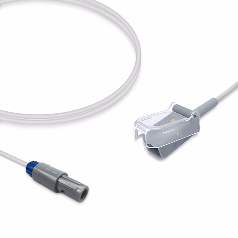 Compatible SpO2 Adapter Cable 2.4m (for use with Utas, used with Nellcor Oxismart Sensors) Reusable SKU: SA-128-24