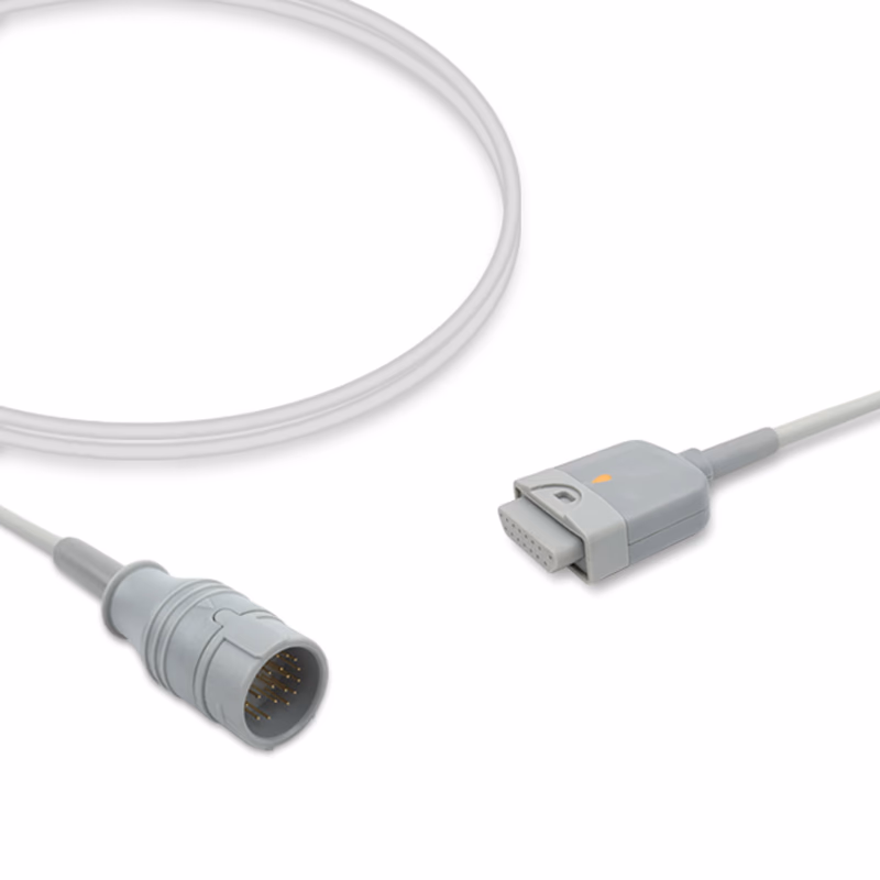 Compatible SpO2 Adapter Cable 1.2m (comparable to Masimo 3628(Rainbow RC25-4), used with M LNCS Sensors) Reusable SKU: SA-162RB-12ML