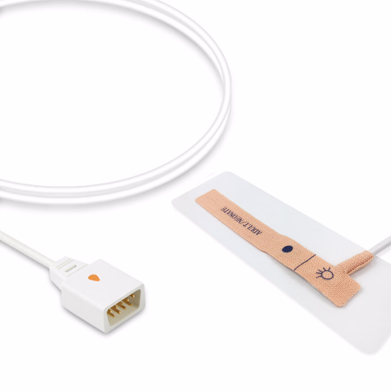 Compatible Adult/Neonate Non-woven Adhesive SpO2 Sensor 0.9m (comparable to BCI 1302, Technology: Smith()) Disposable SKU: SSD-036-W09AN