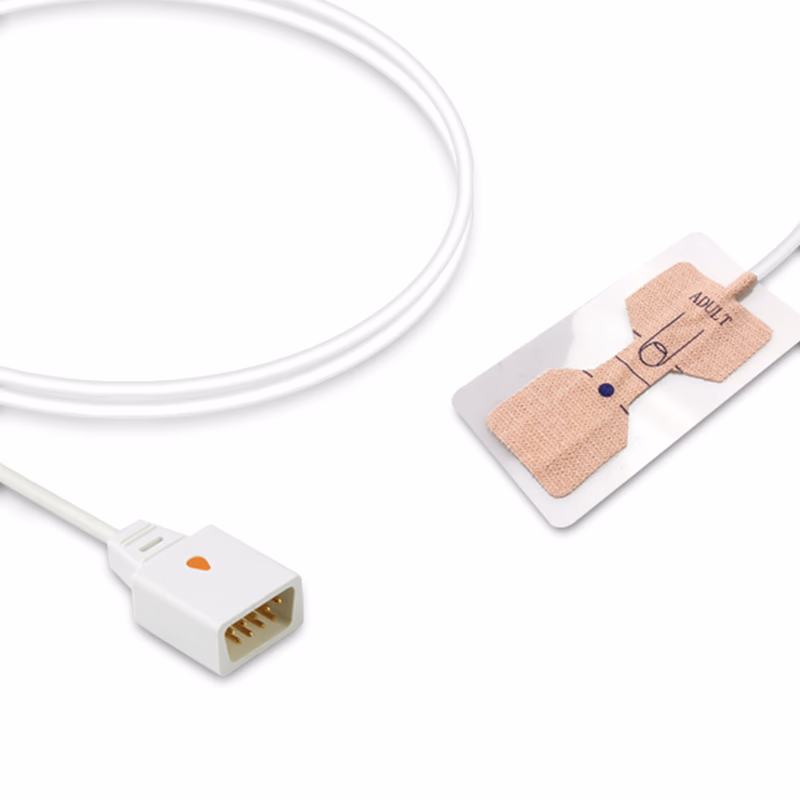 Compatible Adult Non-woven Adhesive SpO2 Sensor 0.9m (for use with MEK) Disposable SKU: SSD-079-W09A