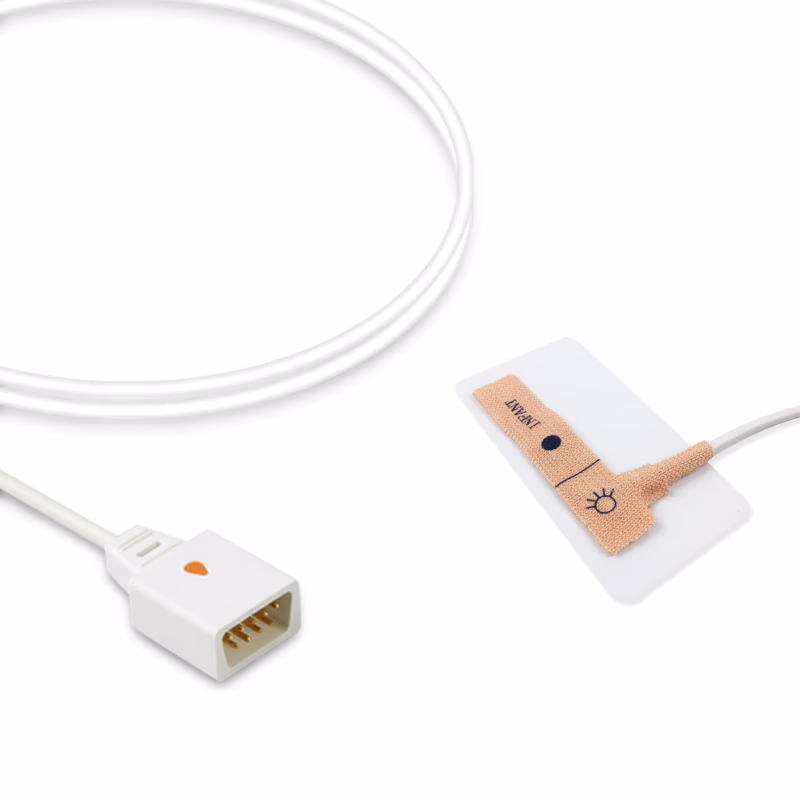 Compatible Infant Non-woven Adhesive SpO2 Sensor 0.9m (for use with MEK) Disposable SKU: SSD-079-W09I