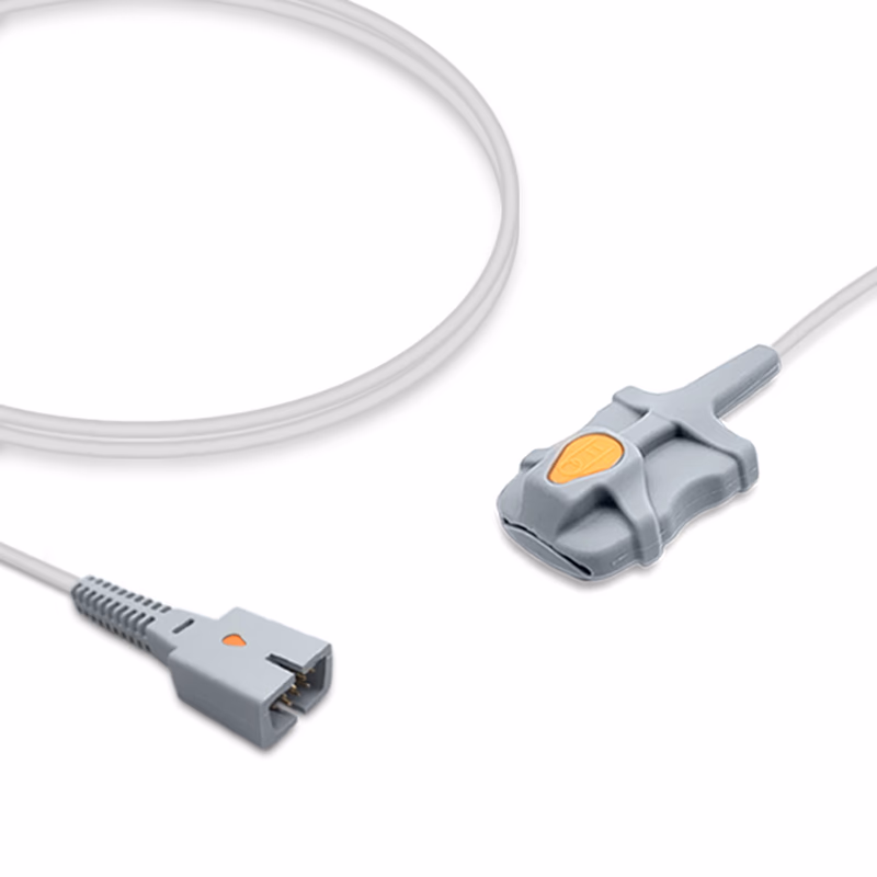 Compatible Adult Soft Tip SpO2 Sensor 3.0m (comparable to Nellcor FlexMax (Non-Oximax, 3.0m), Technology: Oxismart) Reusable SKU: SS-001-AS30