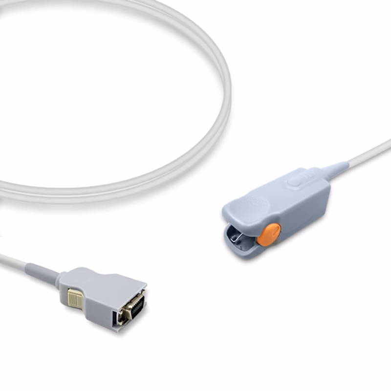 Compatible Pediatric Finger Clip SpO2 Sensor 3.0m (for use with Nellcor, Technology: Oxismart) Reusable SKU: SS-002-PF30