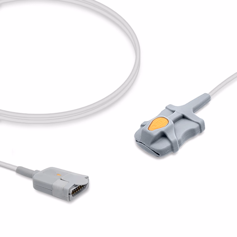Compatible Adult Soft Tip SpO2 Sensor 1.0m (comparable to Masimo 2507 (M-LNCS DB-I), Technology: M LNCS) Reusable SKU: SS-007RB-AS10