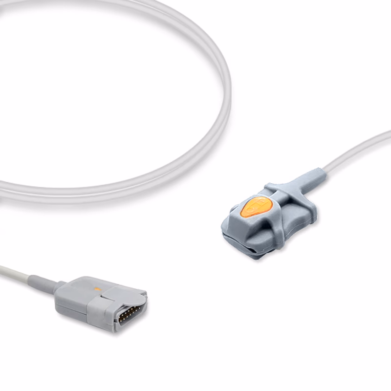 Compatible Pediatric Soft Tip SpO2 Sensor 1.0m (comparable to Masimo 2502, Technology: M LNCS) Reusable SKU: SS-007RB-PS10