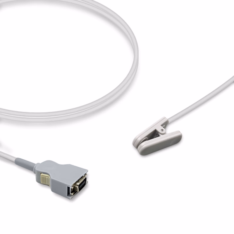 Compatible Adult Ear Clip SpO2 Sensor 3.0m (for use with Masimo, Technology: Rainbow) Reusable SKU: SS-008RB-AE30