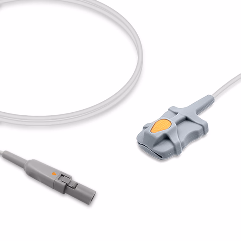 Compatible Adult Soft Tip SpO2 Sensor 1.0m (comparable to GE Healthcare OXY-F1-H, Technology: Ohmeda) Reusable SKU: SS-010-AS10