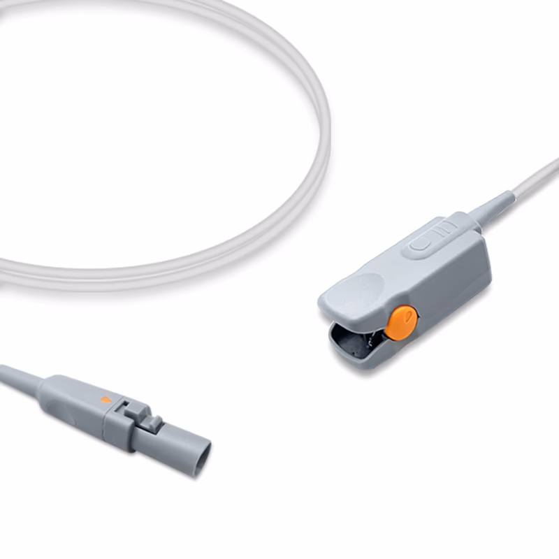 Compatible Adult Finger Clip SpO2 Sensor 3.0m (comparable to GE Healthcare TS-F4-H, Technology: Ohmeda) Reusable SKU: SS-011-AF30