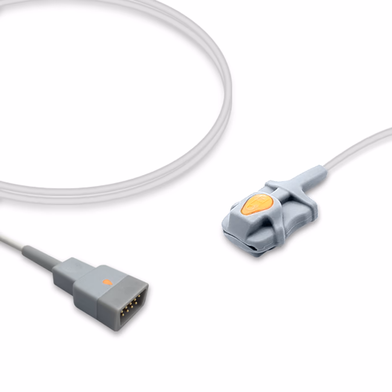 Compatible Pediatric Soft Tip SpO2 Sensor 1.0m (for use with Datex Ohmeda) Reusable SKU: SS-013-PS10