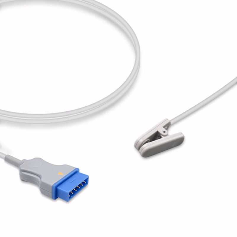 Compatible Adult Ear Clip SpO2 Sensor 3.0m (for use with GE Healthcare, Technology: Masimo Rainbow) Reusable SKU: SS-015RB-AE30