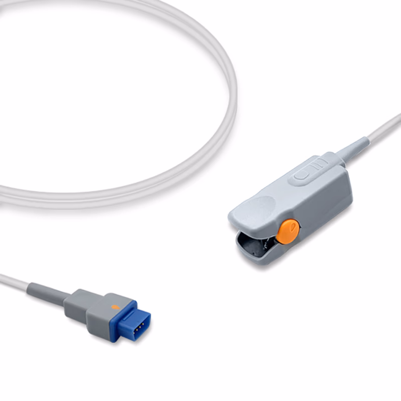 Compatible Adult Hard shell SpO2 Sensor 1.0m (comparable to GE Healthcare TS-F-D, Technology: Trusignal) Reusable SKU: SS-018-AF10
