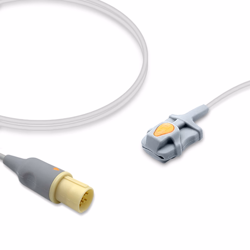 Compatible Pediatric Soft Tip SpO2 Sensor 3.0m (for use with Hellige, Technology: Nellcor Oxismart) Reusable SKU: SS-021-PS30