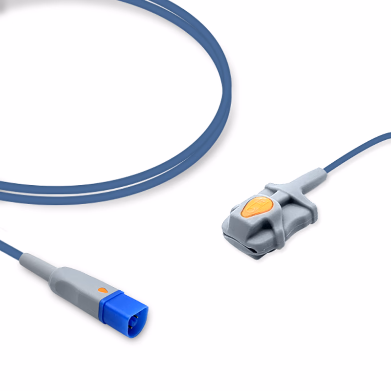 Compatible Pediatric Soft Tip SpO2 Sensor 2.0m (comparable to Philips M1192A, Technology: Fast) Reusable SKU: SS-024-PS20