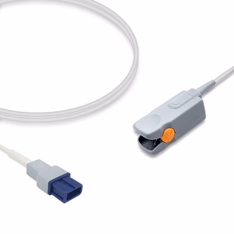 Compatible Adult Finger Clip SpO2 Sensor 3.0m (for use with Spacelabs, Technology: Nellcor OxiMax) Reusable SKU: SS-026XC-AF30