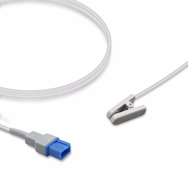 Compatible Adult Ear Clip SpO2 Sensor 3.0m (for use with Spacelabs, Technology: Nellcor Oxismart) Reusable SKU: SS-026-AE30
