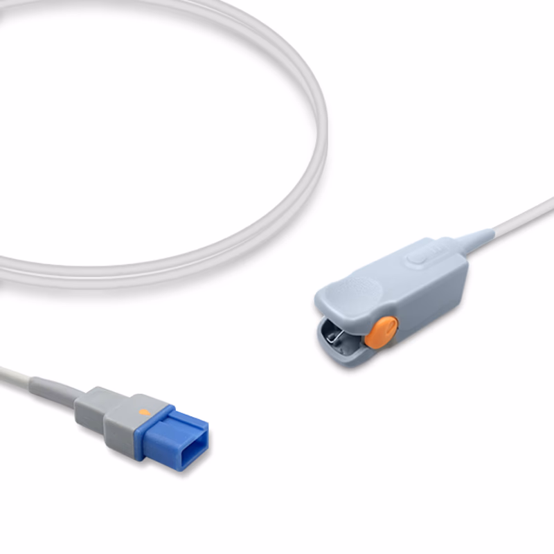 Compatible Pediatric Finger Clip SpO2 Sensor 3.0m (for use with Spacelabs, Technology: Nellcor Oxismart) Reusable SKU: SS-026-PF30